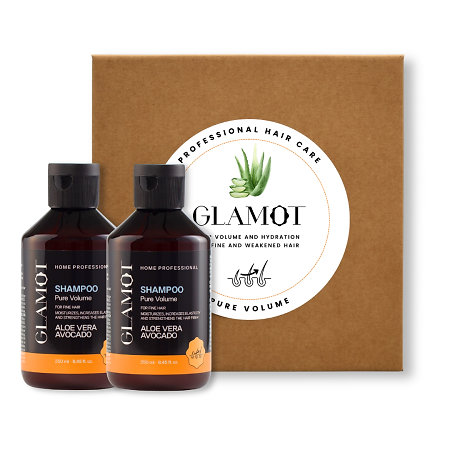 Glamot Pure Volume Shampoo Set Shampoo-Set für mehr Volumen und Vitalität