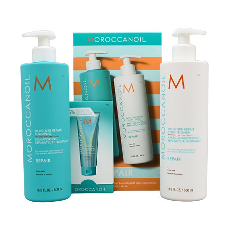 MoroccanOil Moisture Repair Shampoo & Conditioner Duo sada pro regeneraci poškozených vlasů