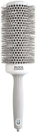 Olivia Garden Expert Blowout Speed Round Brush White & Grey