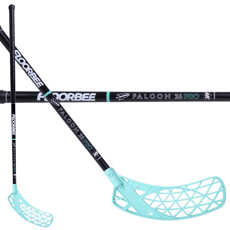 FLOORBEE Falcon 26 Carbon PRO light mint SMU Florbalová hokejka