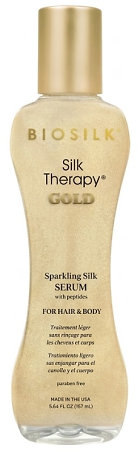 BioSilk Silk Teherapy Gold Sparkling Silk Serum For Hair & Body