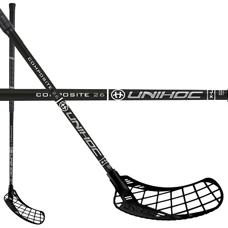 Unihoc Basic EPIC 26 X-LONG black/silver Florbalová hůl