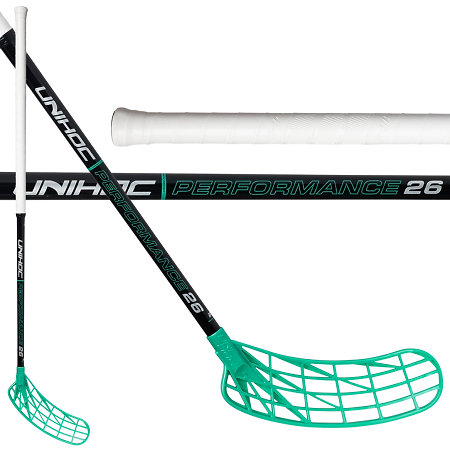 Unihoc UNILITE PERFORMANCE MID FL 26 turq Floorball stick