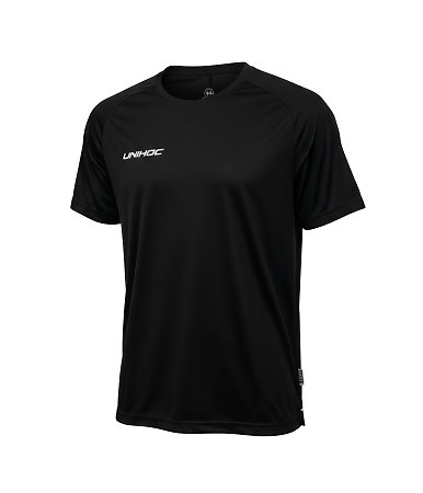 Unihoc T-shirt LEGACY black/white Florbalové tričko