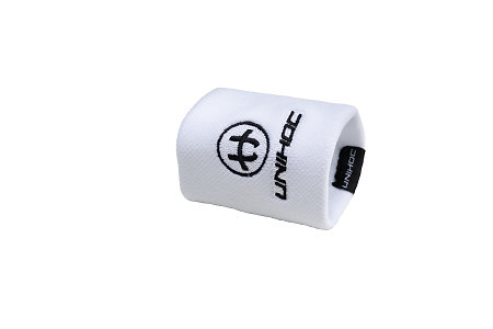 Unihoc Wristband MIDSIZE white Floorball wristband