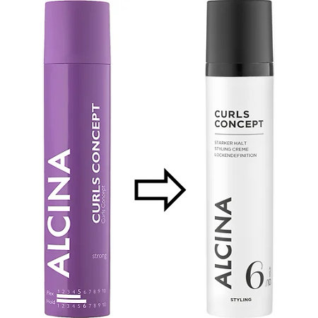 Alcina Curls Concept Styling Cream 6 stylingový krém pro pružnost vlnitých vlasů