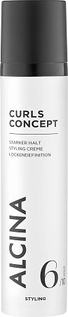 Alcina Curls Concept Styling Cream 6 stylingový krém pre pružnosť vlnitých vlasov