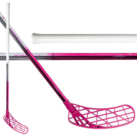 Zone floorball AIR/ONE SPEED 29 THIN chrome/magenta Florbalová palica