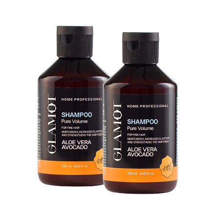 Glamot Pure Volume Shampoo Set II 2x šampón pre objem a vitalitu vlasov