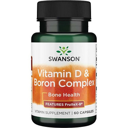 Swanson Vitamin D & Boron Complex Nahrungsergänzungsmittel mit Vitamin D und Bor