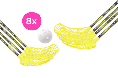 FLOORBEE Falcon SEMI 27 Carbon Composite + Balls Florbalová sada