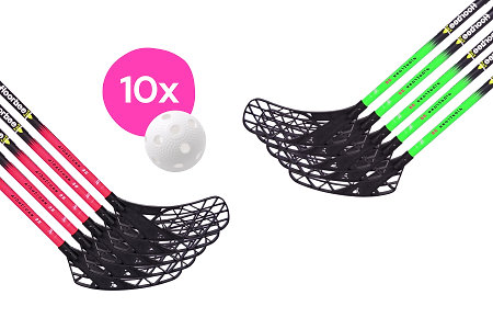 FLOORBEE Albatross 36 JR + Balls Florbalová sada