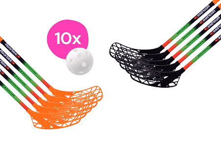 FLOORBEE Albatross Mini + balls Unihockey-Set