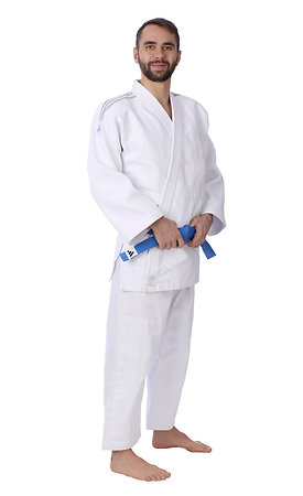 Adidas Judo Uniform J650 Contest white/silver Kimono na judo