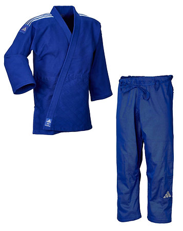Adidas Judo Uniform J650B Contest blue/silver Kimono na judo