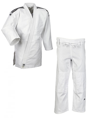 Adidas Judo Uniform Training J500 white/black Kimono na judo