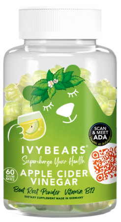 IvyBears Apple Cider Vinegar doplněk stravy s jablečným octem pro štíhlou linii