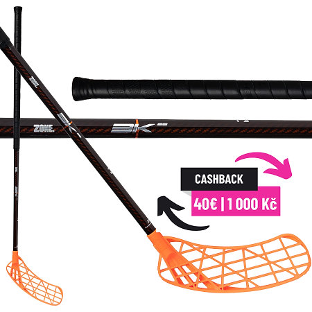 Zone floorball AIR/TWO 3K 29 black/copper Florbalová palica