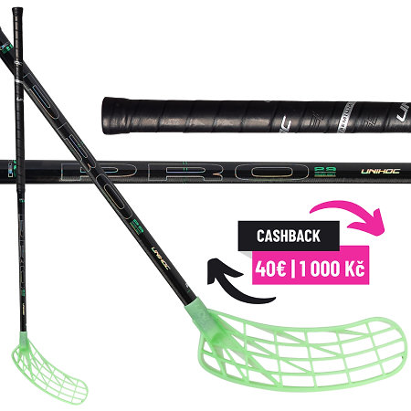 Unihoc UNILITE PRO FL 29 green SLIM EDT Florbalová palica