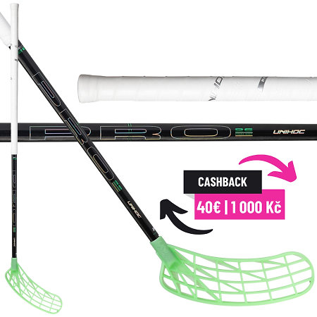 Unihoc UNILITE PRO FL 26 green OVAL EDT Florbalová palica