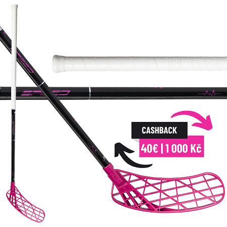 Zone floorball AIR/ONE SPEED 27 raw/magenta Florbalová palica