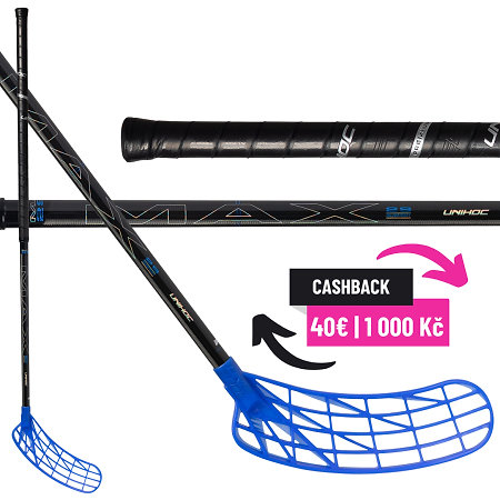 Unihoc UNILITE MAX TITAN 29 blue SLIM EDT Florbalová palica