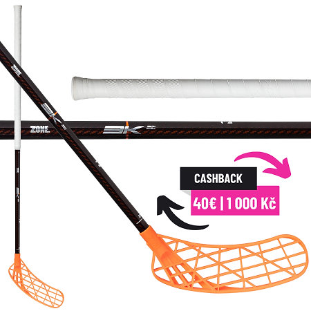 Zone floorball AIR/ONE 3K 27 THIN black/copper Florbalová palica
