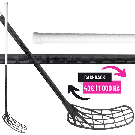Unihoc UNILITE CARBSKIN FL 26 BLACK SLIM Florbalová palica
