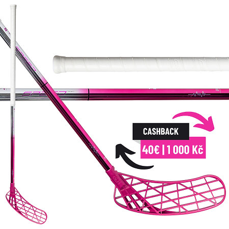 Zone floorball AIR/ONE SPEED 29 THIN chrome/magenta Florbalová palica