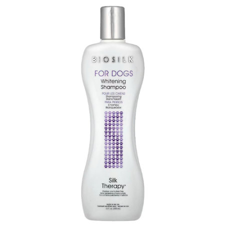 BioSilk Whitening Shampoo rozjasňující šampon pro bílou a světlou srst