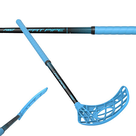Fat Pipe FAST 34 BABY BLUE Jai-Alai Thin Florbalová hůl