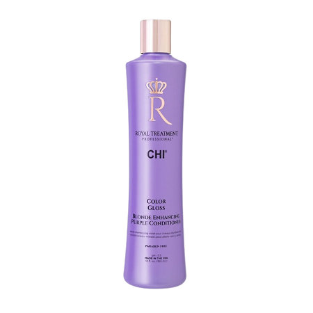 CHI Royal Treatment Blonde Enhancing Purple Conditioner kondicionér s fialovými pigmenty pro blond vlasy
