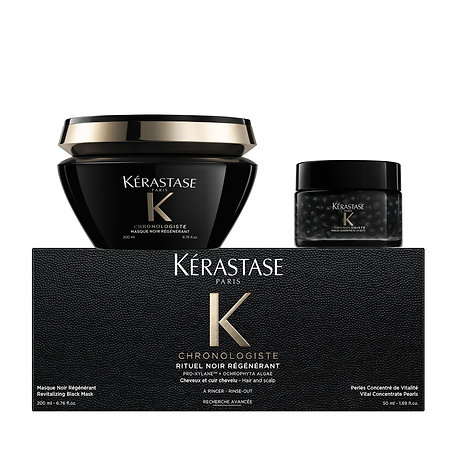 Kérastase Chronologiste Rituel Noir Régénérant - Hair and Scalp Regenerierende Salonbehandlung für Haar und Kopfhaut