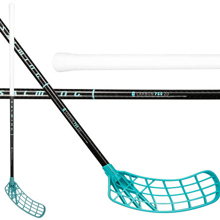 Salming Q-series Carbon Pro 2.0 Trident Touch X F29 Black/LagunaBlue Florbalová palica