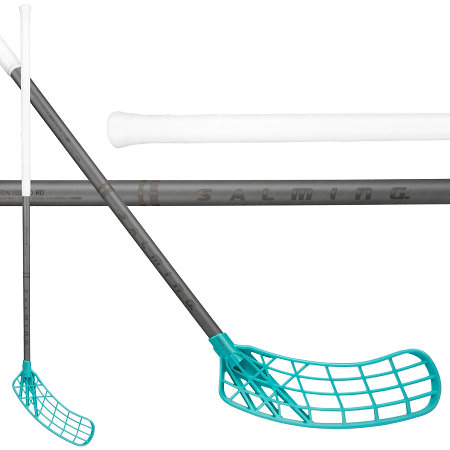 Salming Q-series Carbon Pro 2.0 RD Oval Trident Touch X F29 Graphite/Black Florbalová palica