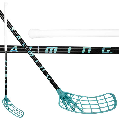 Salming Q-series Aero Trident Touch X F29 Black/LagunaBlue Florbalová palica