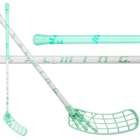 Salming Q-series Aero Trident Touch X F29 White/Mint Florbalová palica