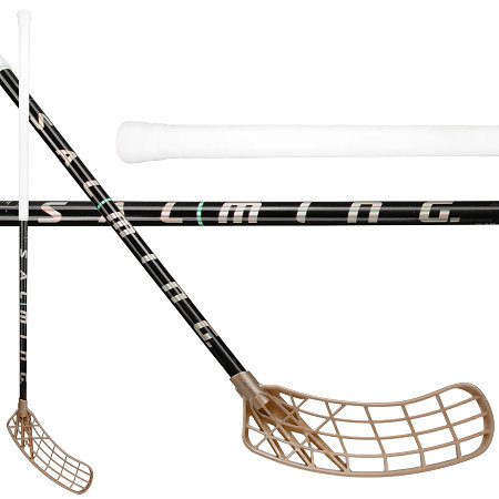 Salming Q-series Carbon Swift Trident Touch X F27 Black/Champagne Florbalová hůl