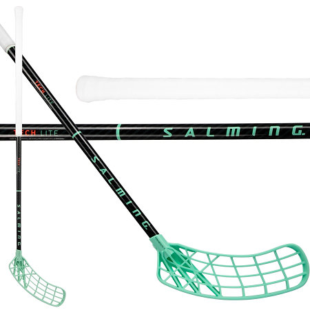 Salming Tech Lite Trident Touch X F27 Black/Mint Florbalová hůl