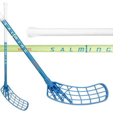 Salming Mid Lite JR Trident Endurance F35 LightGreen/LightBlue Florbalová palica