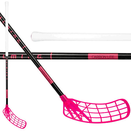 Salming Q-series Carbon Lite Trident Touch X F29 Black/Magenta Florbalová hůl