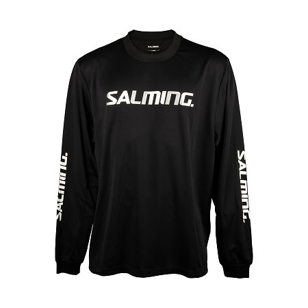 Salming Goalie Jersey Guard SR Black/Silver Florbalovy brankársky dres