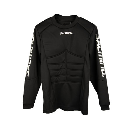 Salming Goalie Jersey Guard JR Black/Silver Florbalovy brankársky dres