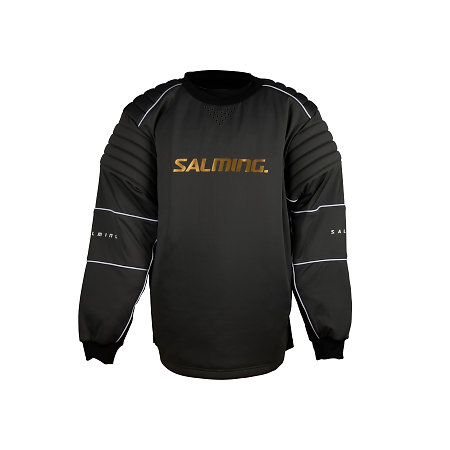 Salming Goalie Jersey React X-Protect SR Black/White Florbalovy brankársky dres