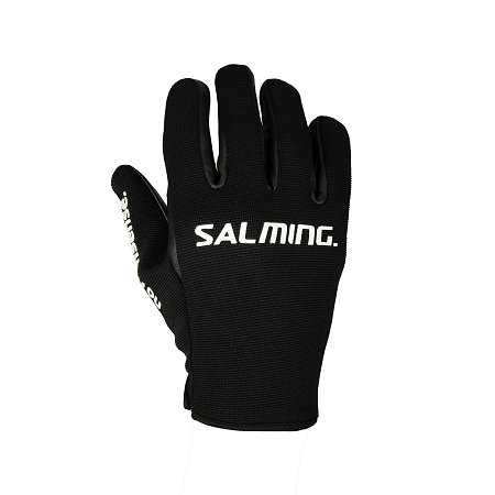 Salming E-Series Goalie Gloves Black/White Brankárske rukavice