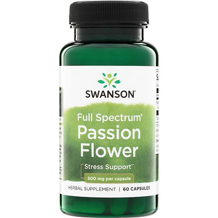 Swanson Full Spectrum Passion Flower Výživový doplnok s Mučenkou
