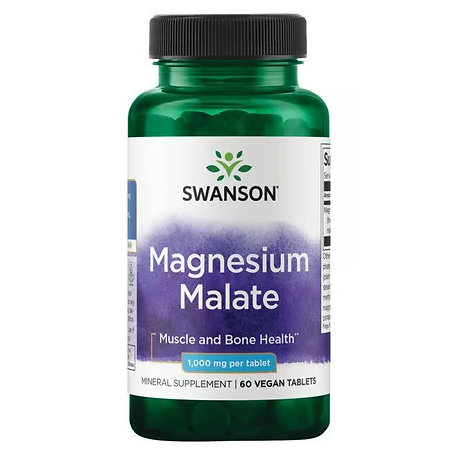 Swanson Magnesium Malate Výživový doplnok s horčíkom