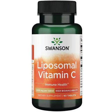 Swanson Liposomal Vitamin C - High Bioavailability Doplněk stravy s vitamínem C