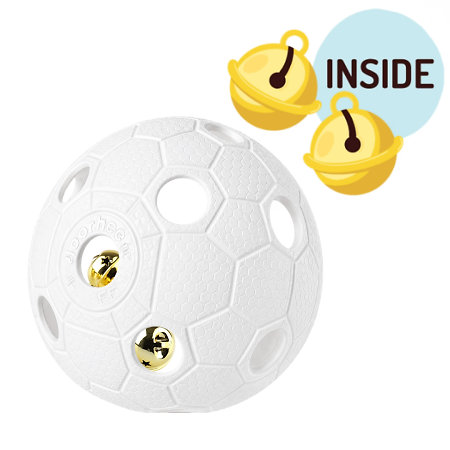 FLOORBEE HEXA TORPEDO 7X Jingle Ball Florbalová loptička s rolničkou