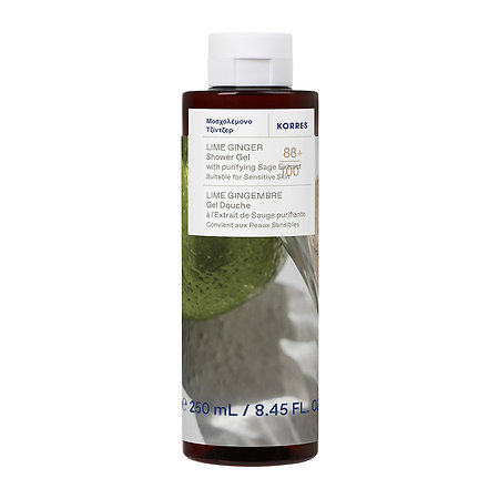 Korres Lime Ginger Shower Gel jemný sprchový gel s limetkou a zázvorem